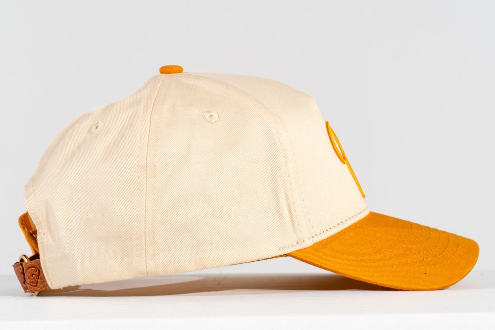 Orange V. Hat Leather Strap - Off - White - Vices&co.